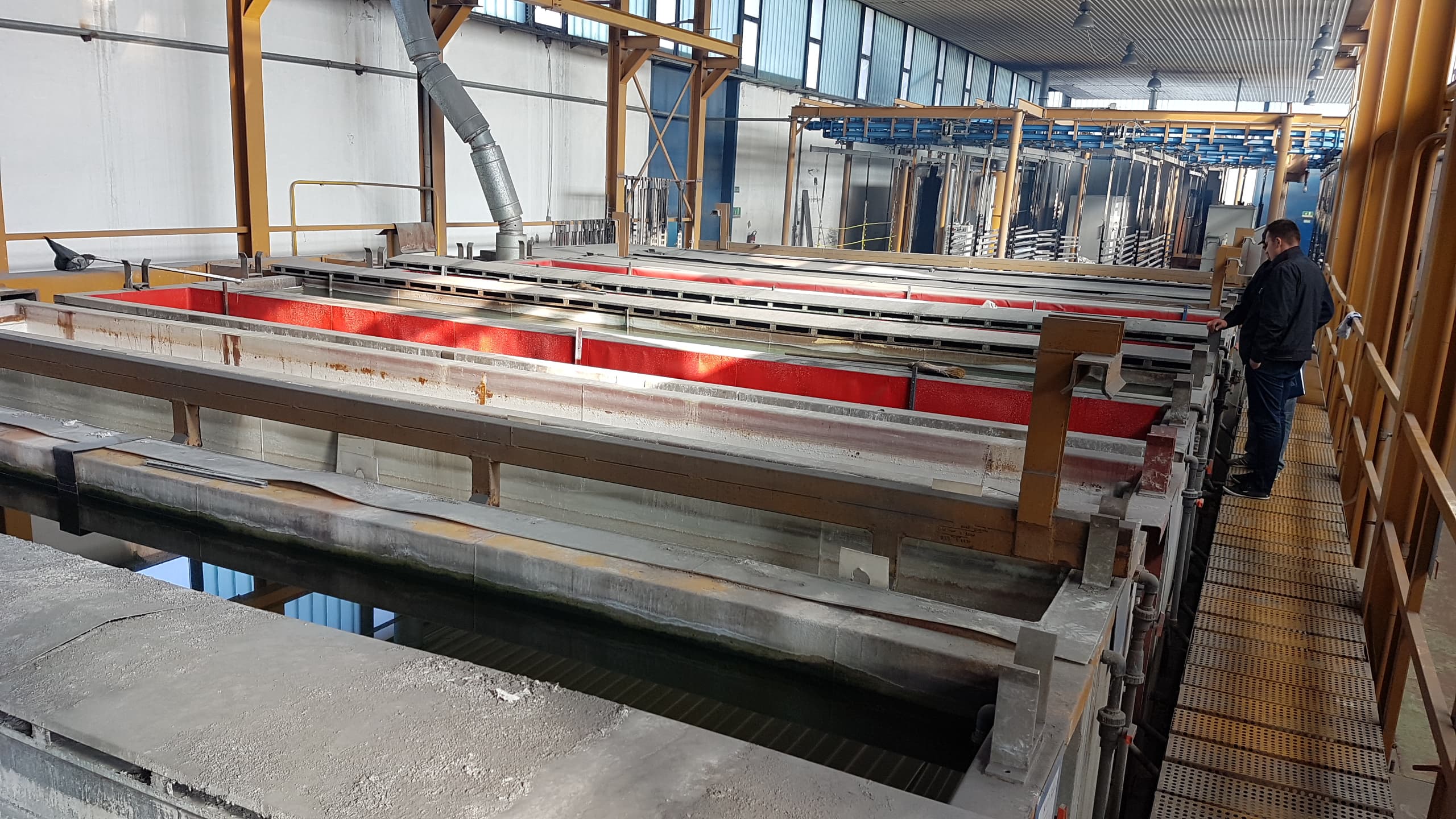 kemijska priprema aluminija kade deoksidacija ispiranje di voda pasivacija qualicoat proces