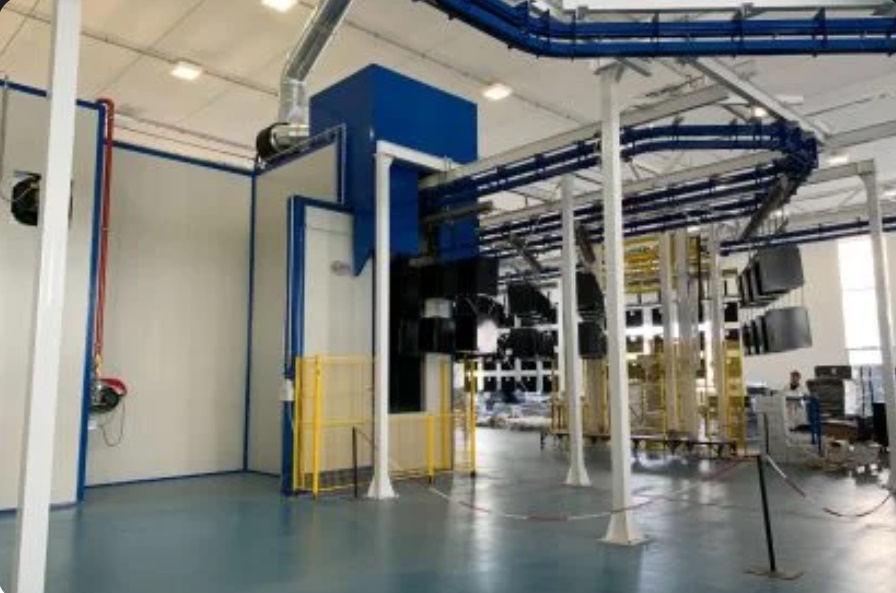 Protočna tunelska peć za plastifikaciju u automatiziranoj industrijskoj liniji