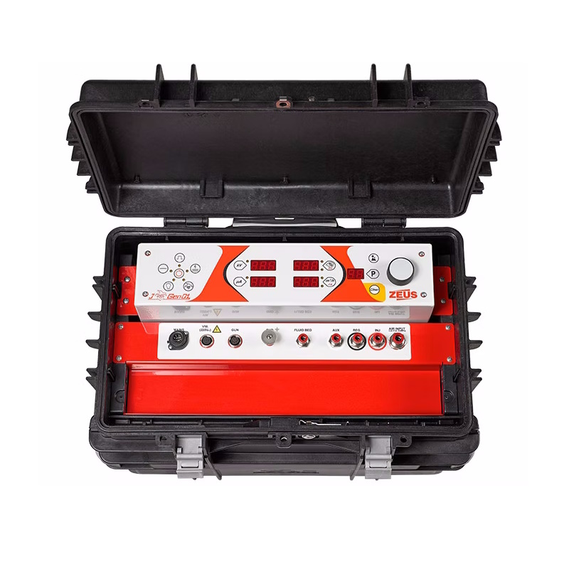 JDIGITAL-B ručna jedinica za plastifikaciju s trolley kućištem i fluidiziranom čašom za laboratorijska ispitivanja.