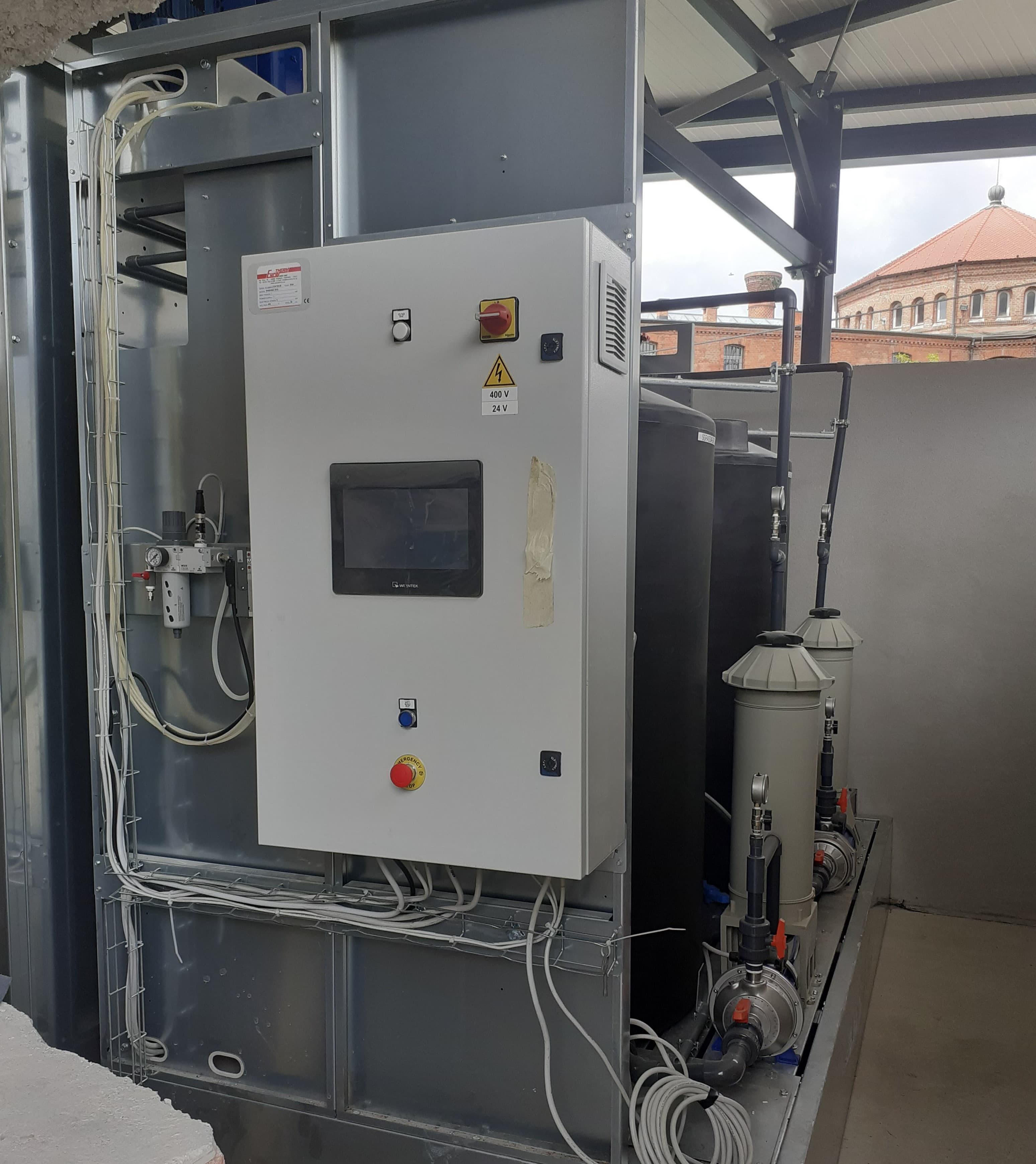 Kompletna ručna linija za plastifikaciju metala s pripremom površine, kabinom, peći i transportnim sustavom