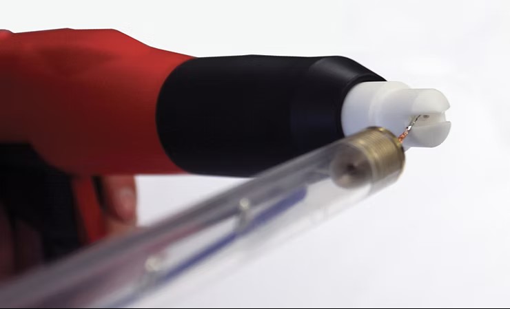 Kilovoltmetar za mjerenje visokog napona elektrostatske pištolje za praškasto lakiranje – komplet u transportnoj valigeti