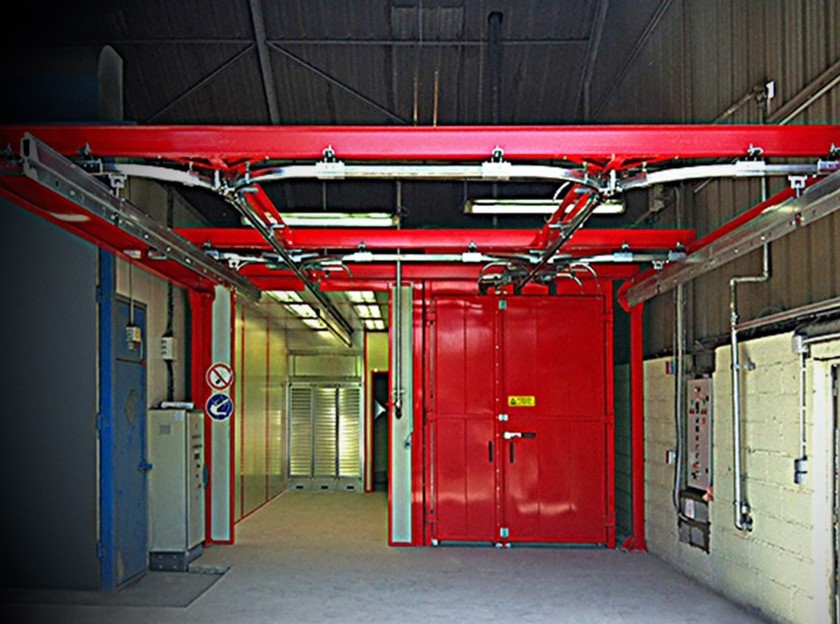 Pogon za plastifikaciju aluminijskih i čeličnih felgi s kabinom za nanošenje boje i peći za polimerizaciju