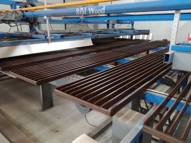 FASTWOOD automatizirani REALWOOD sustav za efekt drveta na aluminijskim profilima s protočnom peći