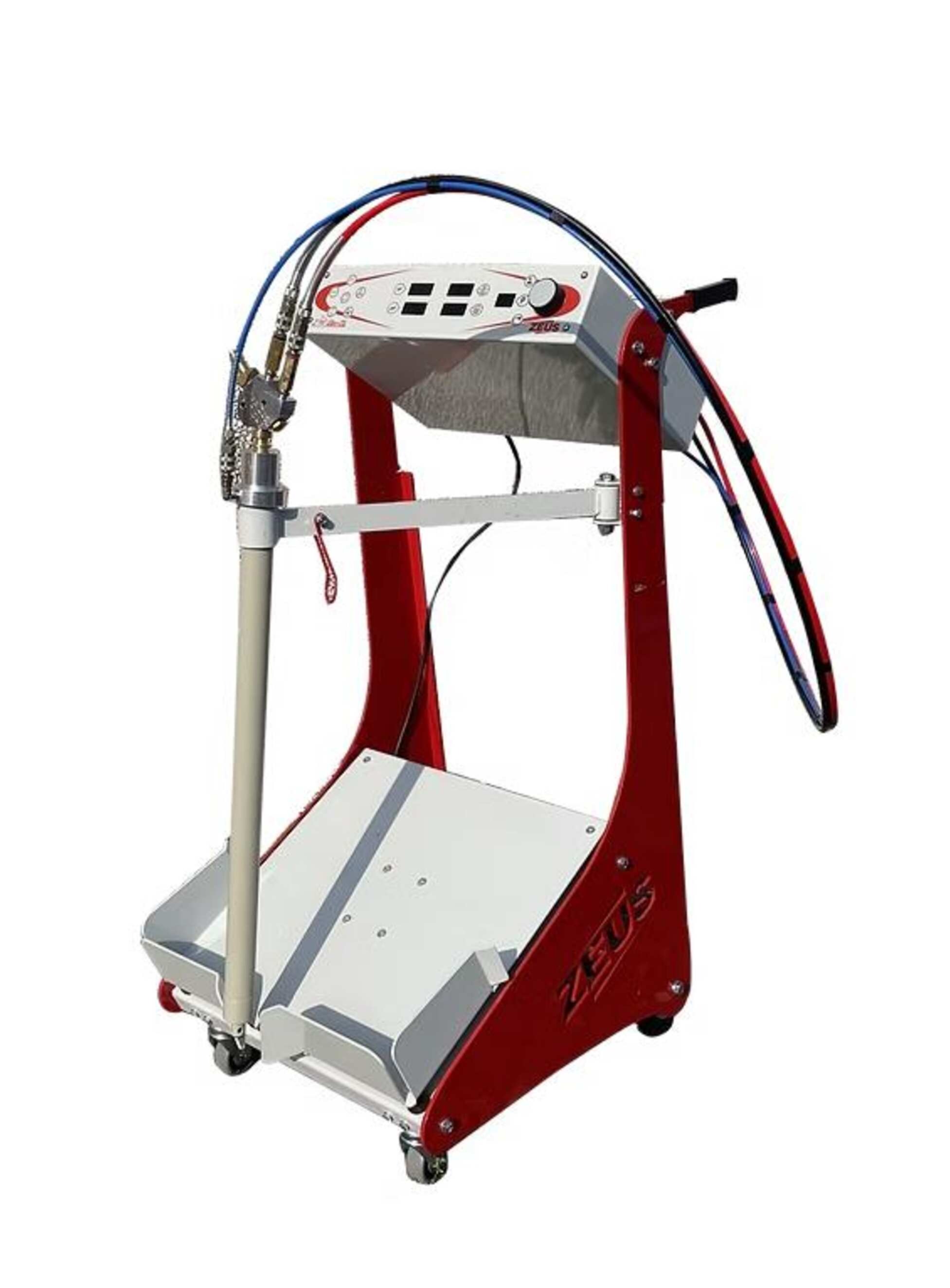 Aparat za plastifikaciju J-DIGITAL 01 s pištoljem JGUN M za nanošenje boje u prahu direktno iz kutije, idealan za brzu promjenu boje.